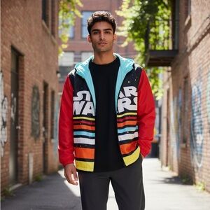 Disney Parks Star Wars Retro Hoodie Jacket S